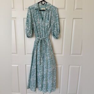 Anthropologie The Irene Linen Shirt Dress by Maeve